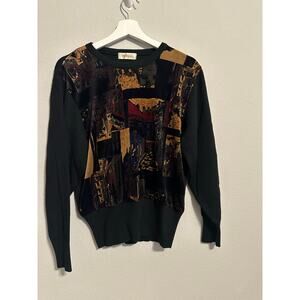 Vintage Contemporary Black Sweater size Medium